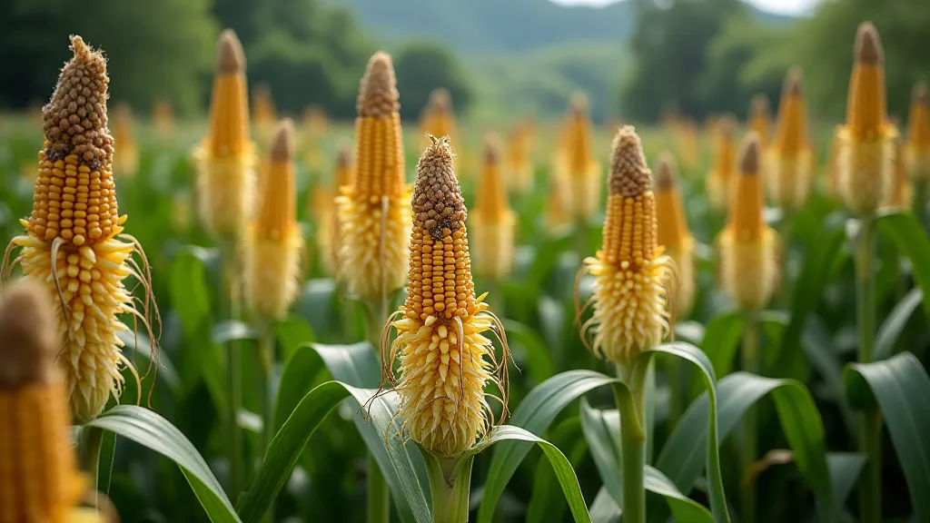 Ancient corn field in Mesoamerica
