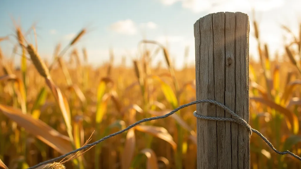 Golden heirloom cornfield