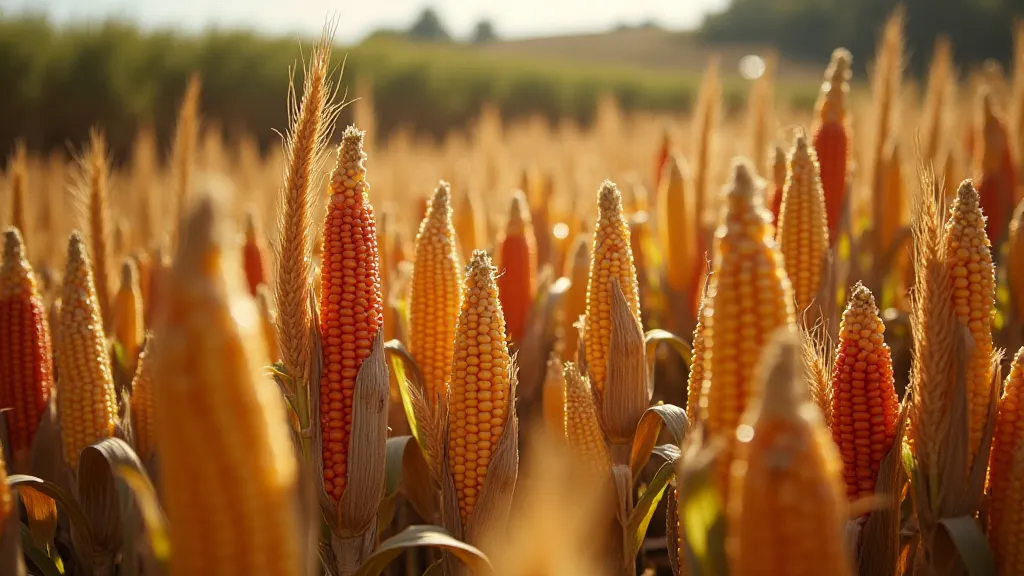 Field of King Philip corn