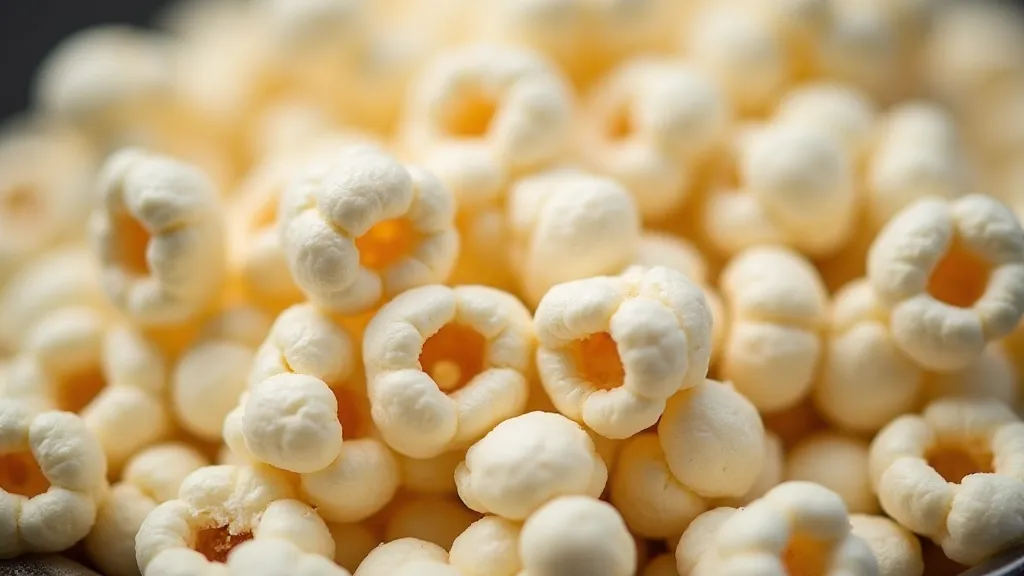 Close-up of popcorn kernels